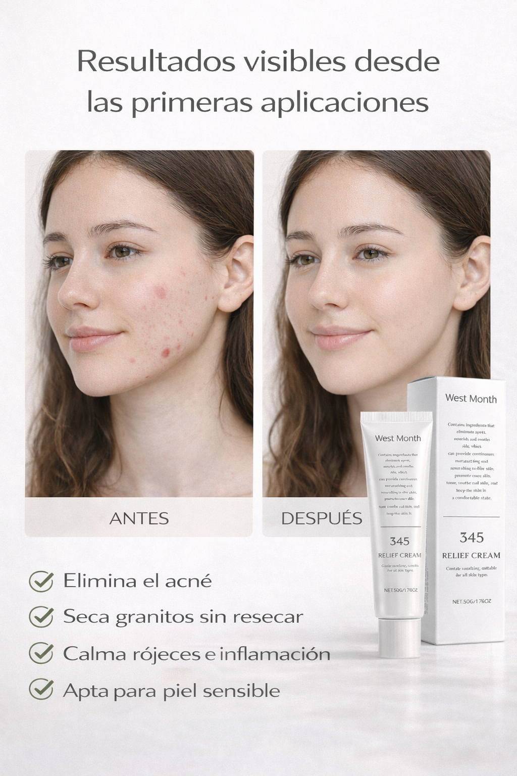Relief Cream 345 – Alivio para piel sensible