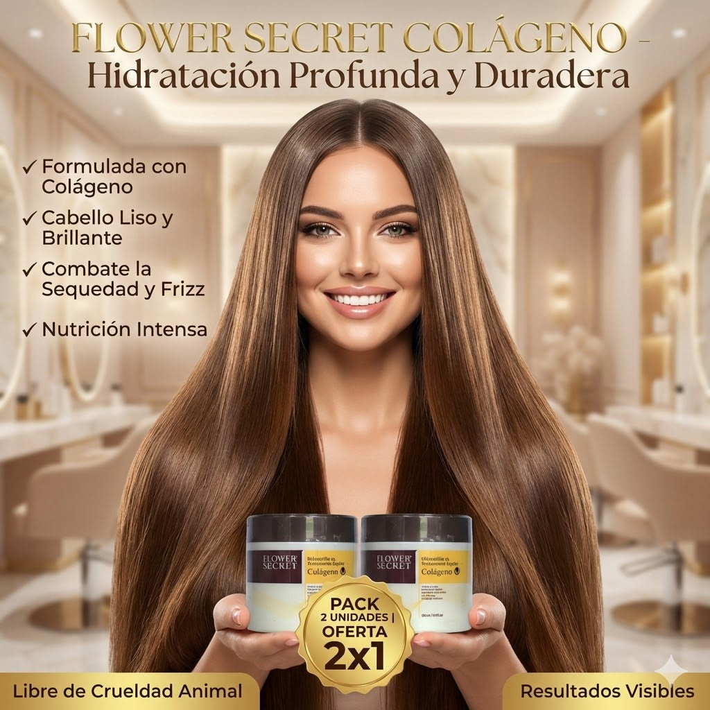 Oferta Especial 2x1 Mascarilla Capilar Reparadora de Colageno