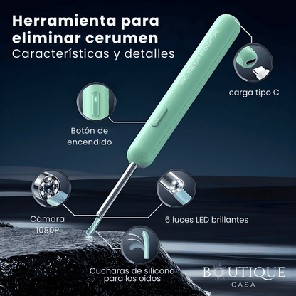 Limpiador Oídos con Cámara | VisualClean™