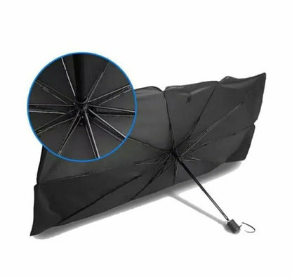 ☀️ Parasol Premium Tipo Paraguas para Auto – Bloquea el Calor en Segundos
