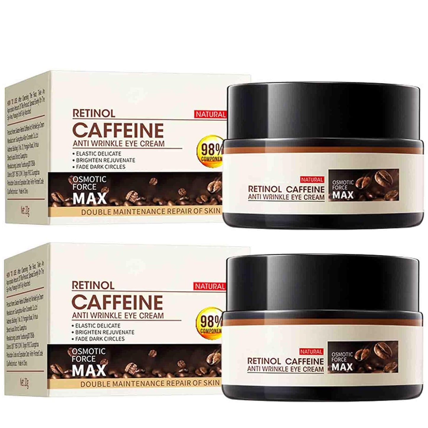 Crema Antiedad de Retinol y CafeínaTM