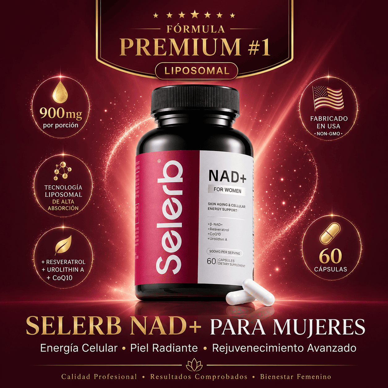 Selerb NAD+ PARA MUJERES