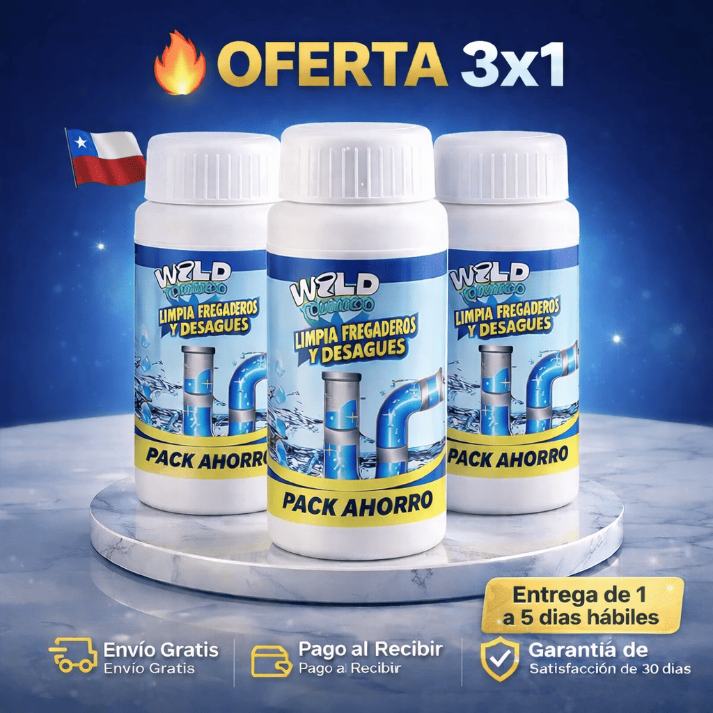 Oferta Especial 3x1 en Destapa Cañeria Express Wild Tornado