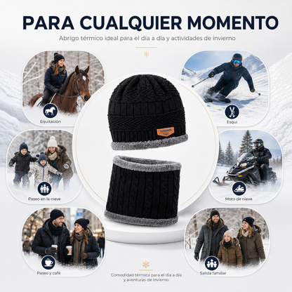 Oferta Especial 2x1 en Gorro y Cuello Térmico Ultra-Warm