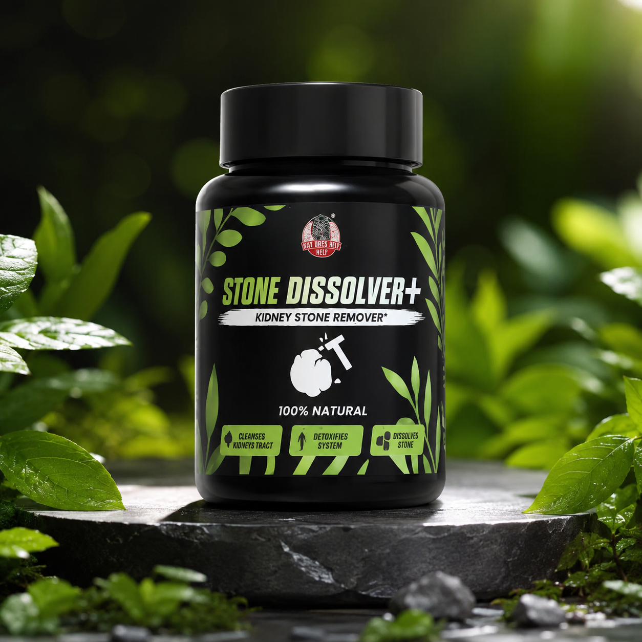 Stone Dissolver+ | Suplemento Herbal para Bienestar Renal