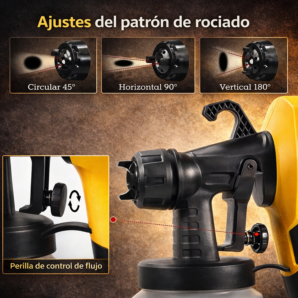 COMPRESOR DE PINTURA ELÉCTRICO MULTIFUNCIONAL