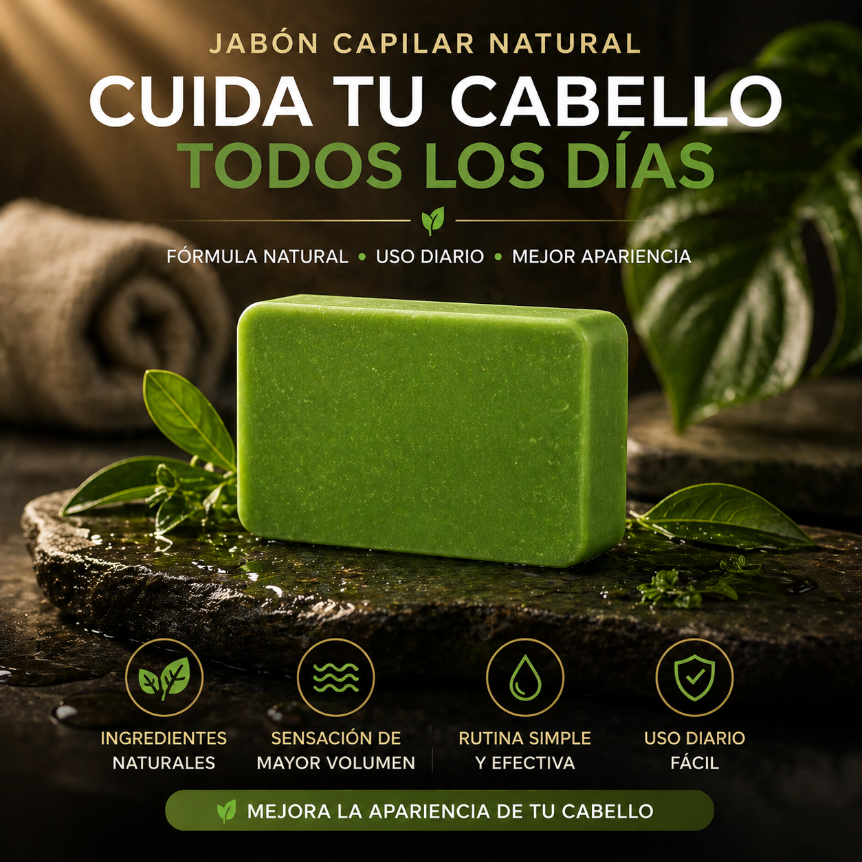Jabón Para el Crecimiento del Cabello HairGrow Soap