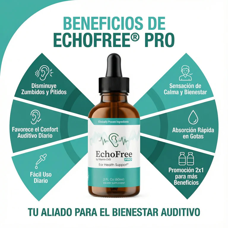 EchoFree Drops – Soporte Natural para el Bienestar Auditivo