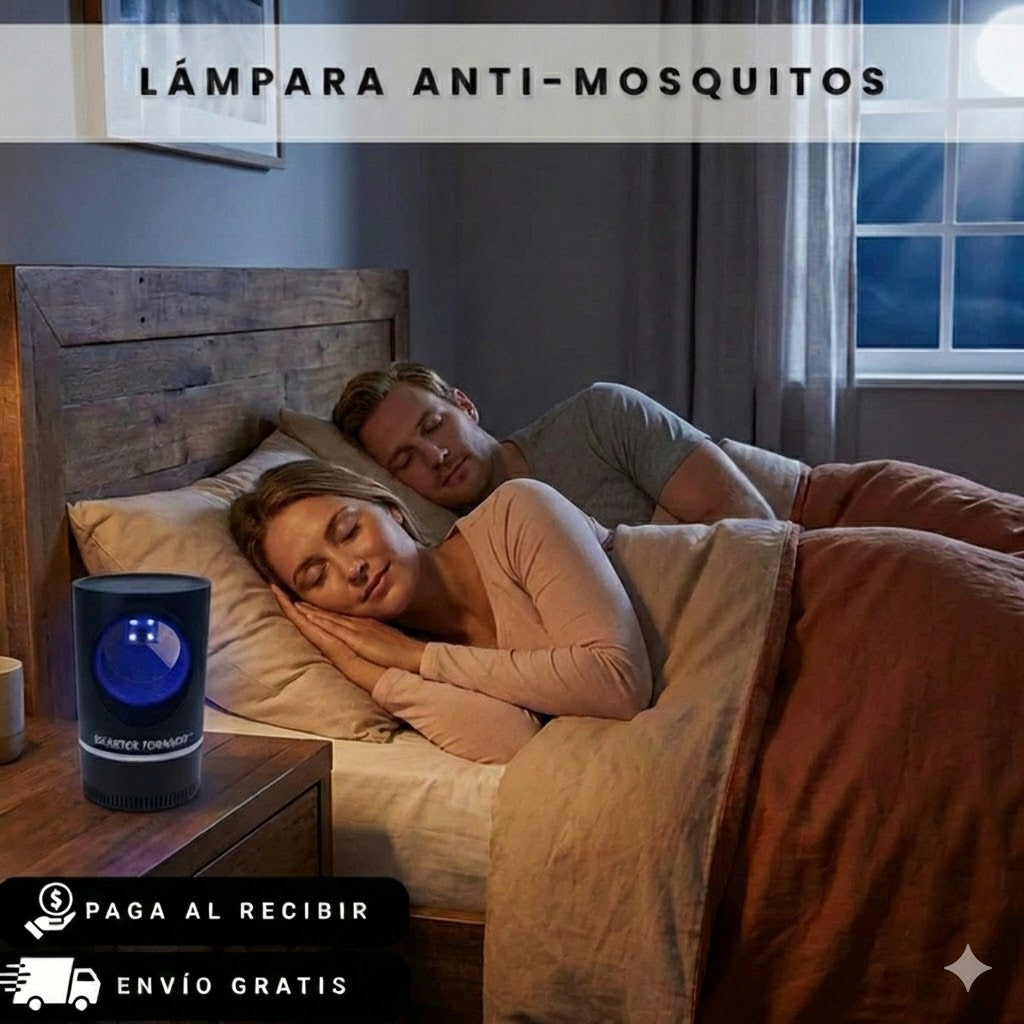 Lampara LED Anti Mosquitos