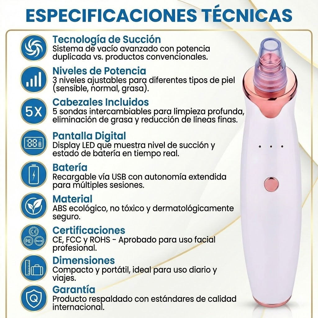Extractor de Puntos Negros y Espinillas