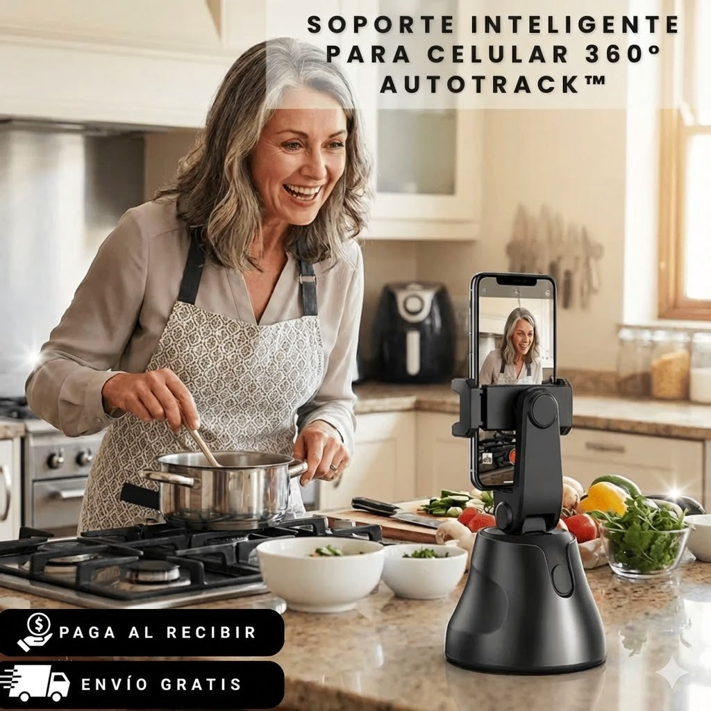 Soporte Inteligente para Celular 360° | AutoTrack™
