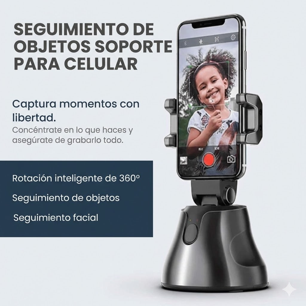 Soporte Inteligente para Celular 360° | AutoTrack™