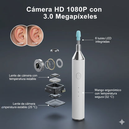 Limpiador Oídos con Cámara | VisualClean™
