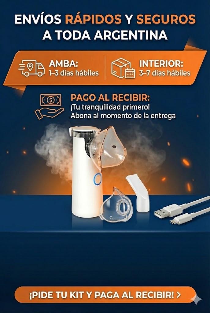 Nebulizador Inhalador Portatil